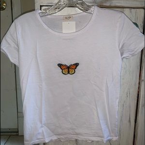 Brandy Melville Hailie Butterfly Top